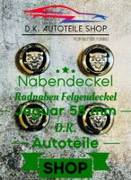 Jaguar Nabendeckel 58 mm Radnaben Nabenkappen Felgendeckel