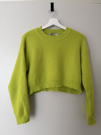 Zara Neon Green Sweater