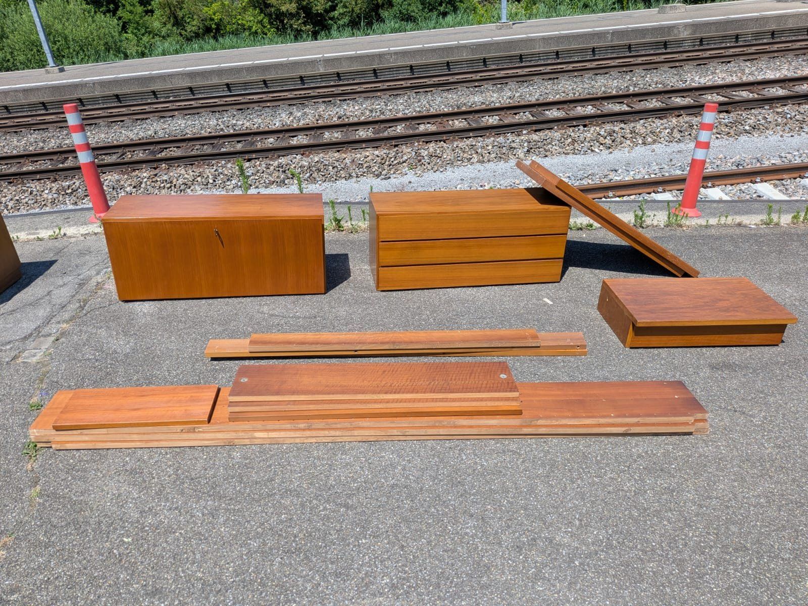 Scaffali: Mid-Century Wandregal, modular, - Ref. 06/39 – Usato da Au ZH venduto da BrockiAu