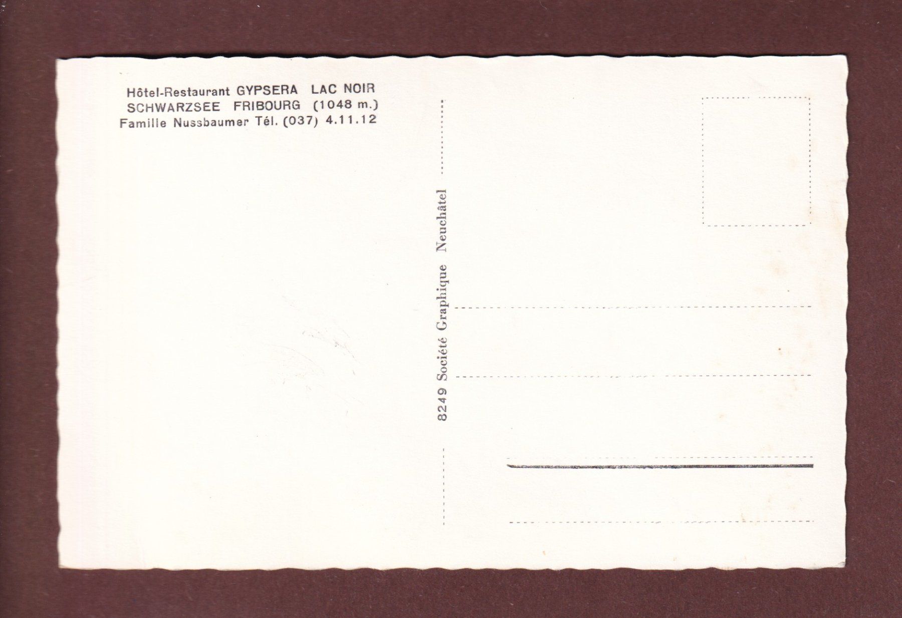 Cartoline postali: LAC NOIR - 8 images – Usato da Pully venduto da nicecards-shop 1