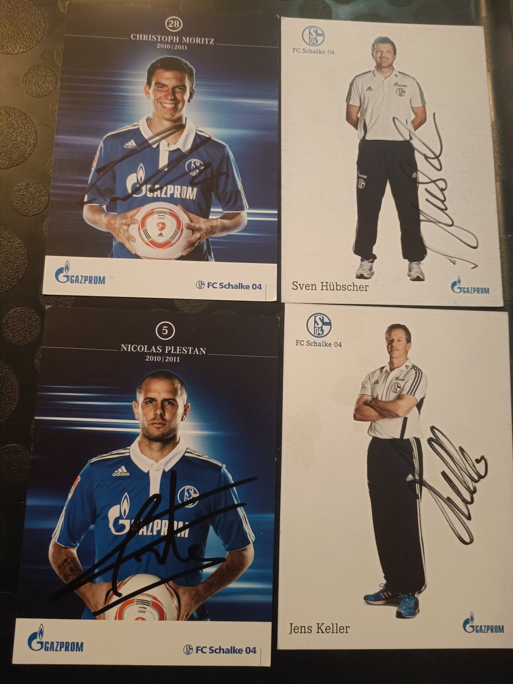 Autografi: FC Schalke - 4x handsigniert - Set – Usato da Menziken venduto da Artographs