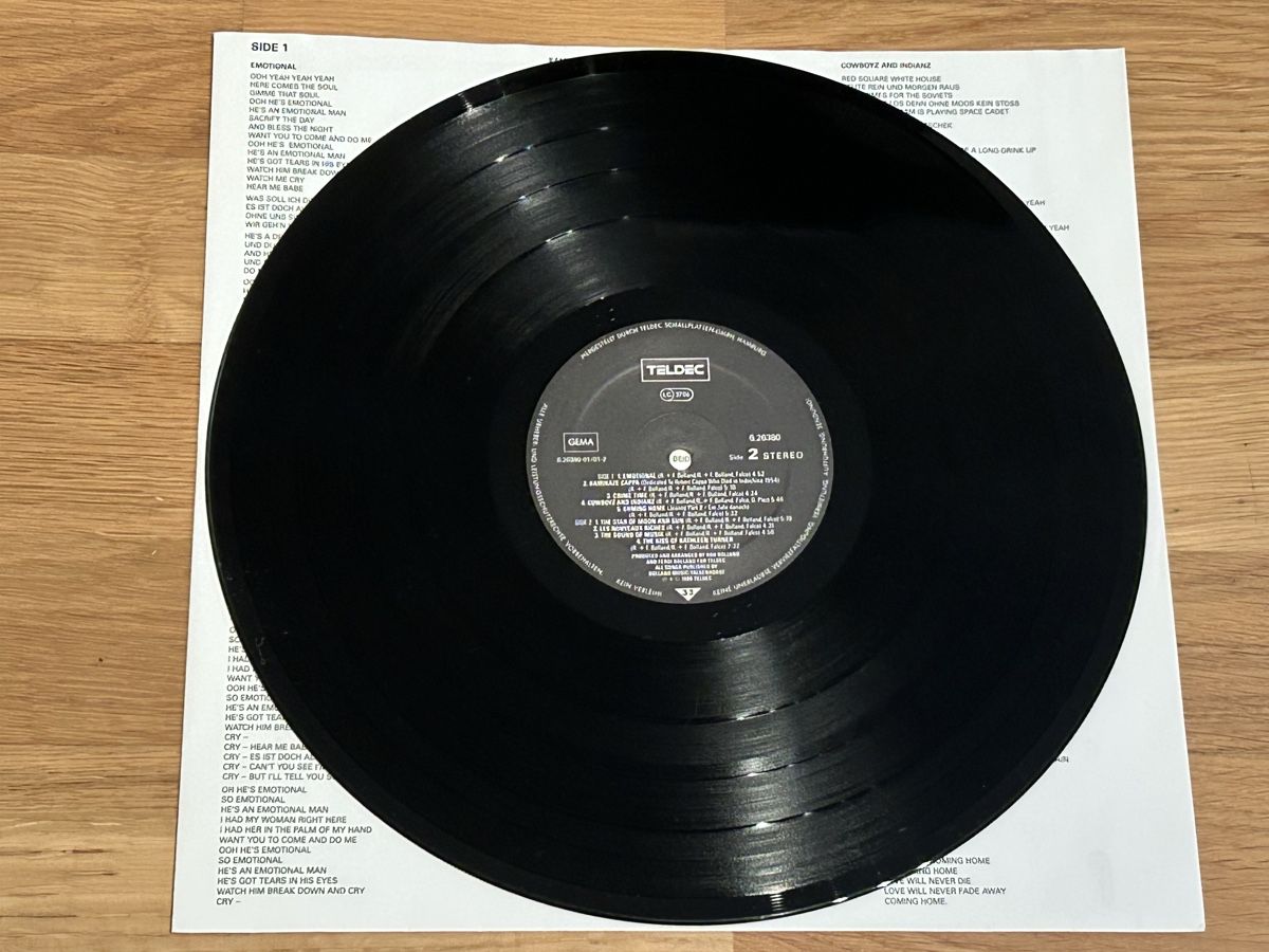 Schallplatten: Falco. 1986. Emitional – Gebraucht aus Faulensee von Mizuno06 5