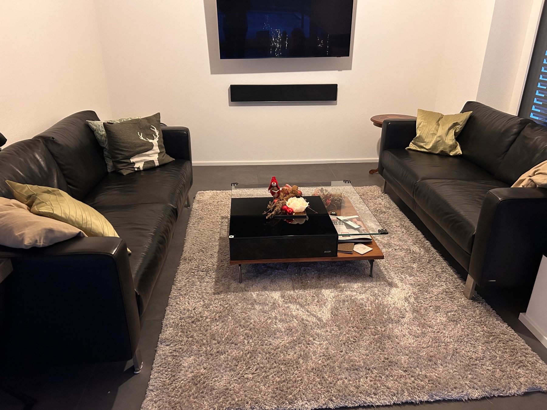 Divani: Designer Ledersofa Schwarz von Schubiger Möbel – Usato da Stallikon venduto da mimi4u 1
