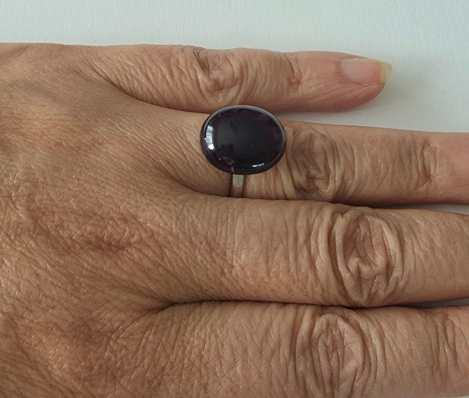 Ringe: Moderner Cabochon Natur-Amethyst Silberring 925 - Neu – Neu und originalverpackt aus Uetikon am See von Coralreef 8