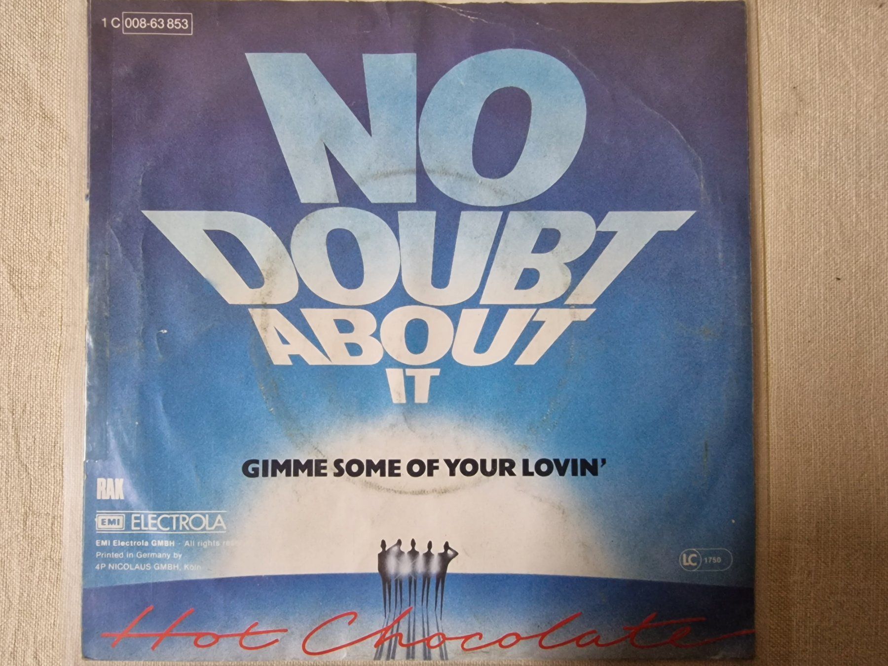 Dischi in vinile: Hot Chocolate Single – No Doubt About It – Usato da Root venduto da atelier22 1