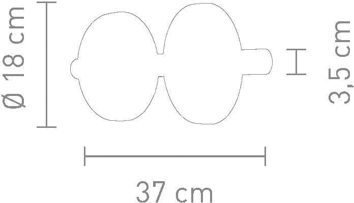 Lampade: Tischleuchte, Hantel-Design, 37 cm Länge – Nuovo (secondo la descrizione) da Kreuzlingen venduto da Smart-Light 3