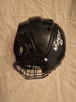 Kinder Eishockey Helm mit Gitter JOFA schwarz gebraucht