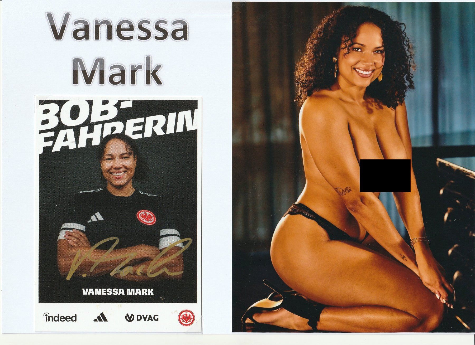 Autogramme: Vanessa Pokuaah Mark / Originalautogramm – Gebraucht aus Schwyz von racingautographs