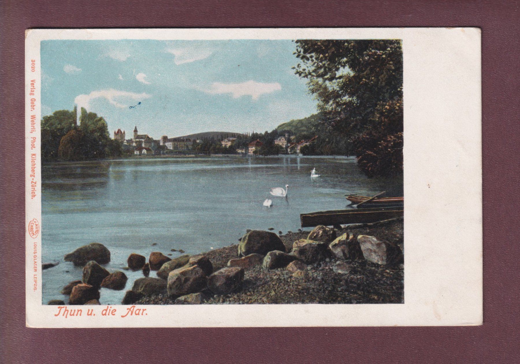 Cartoline postali: THUN und die Aar – Usato da Pully venduto da nicecards