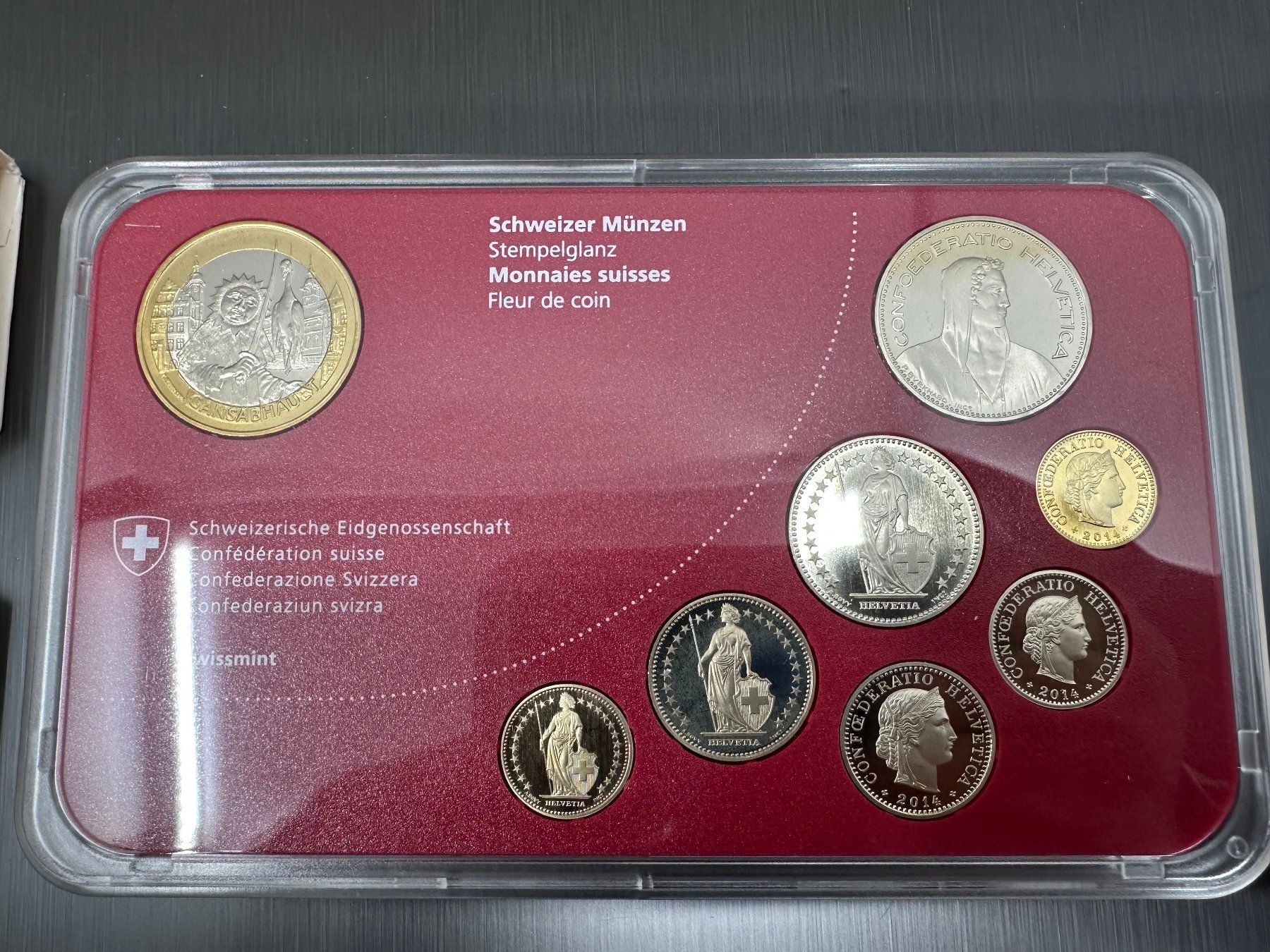 Tutti le monete: 2x Münzsätze Schweiz 1999 & 2014. – Usato da Arisdorf venduto da Liquidus 2