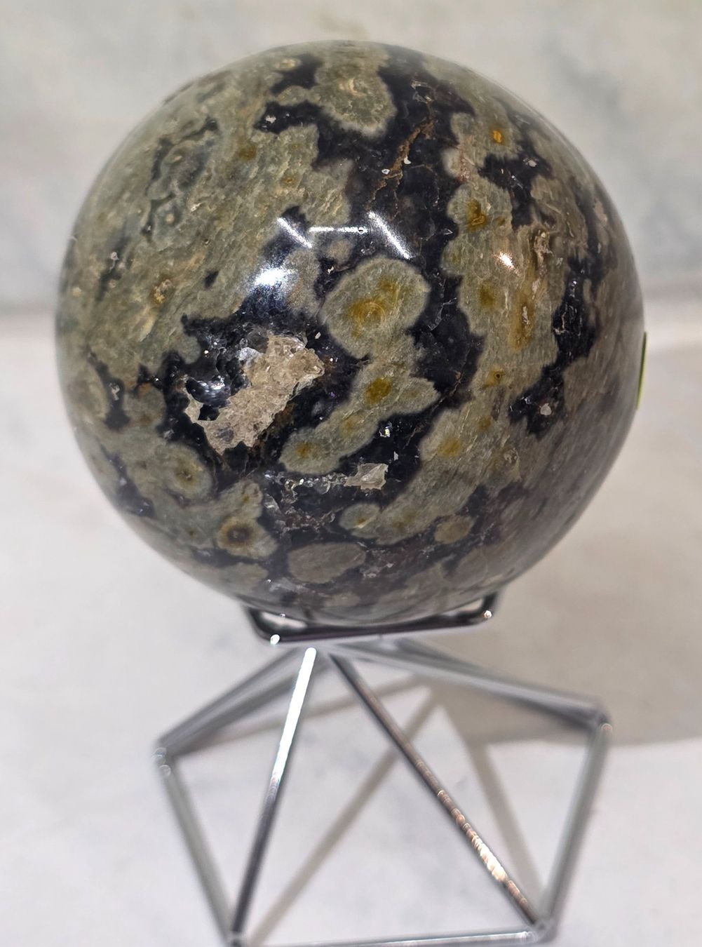 Minerali & Pietre curative: Regenwaldjaspis Kugel E 59mm 276g – Nuovo e nell'imballaggio originale da Matzingen venduto da Shay_Crystalz 1