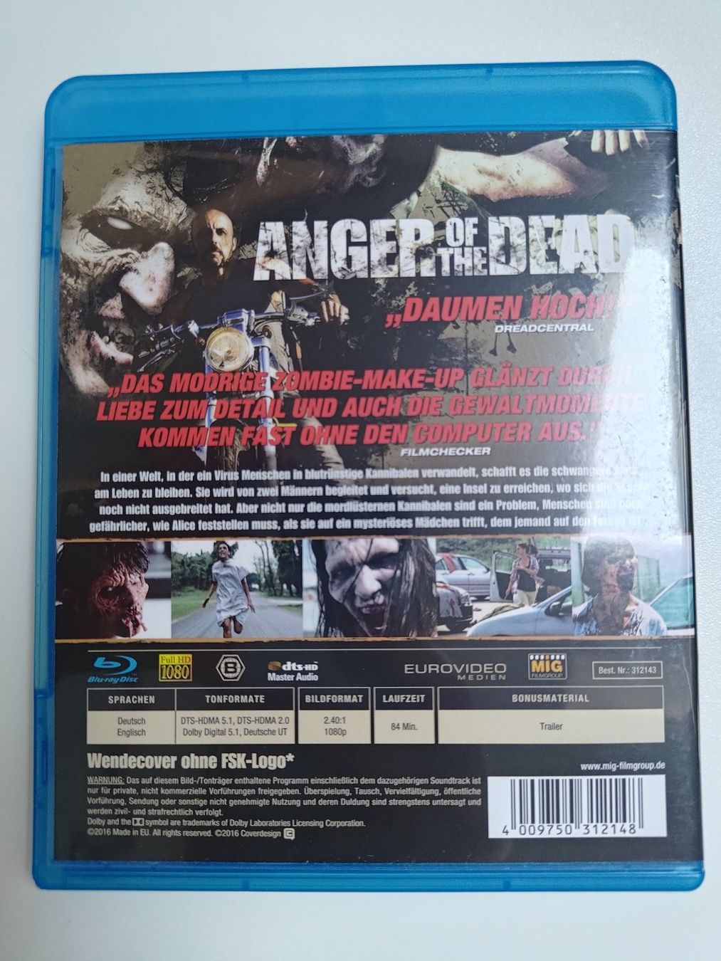 Tutti i DVDs: Anger Of The Dead – Usato da Liestal venduto da Kratzilla 2