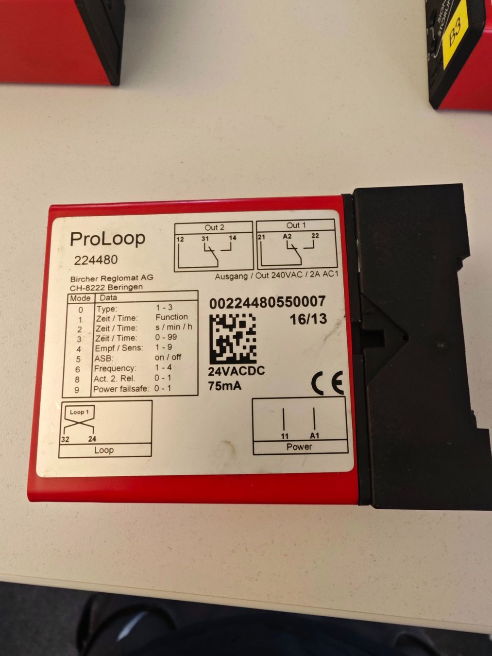 Componenti elettronici: Bircher Reglomat ProLoop Induktionsschleifendetektor – Usato da Vorderthal venduto da eierchopf