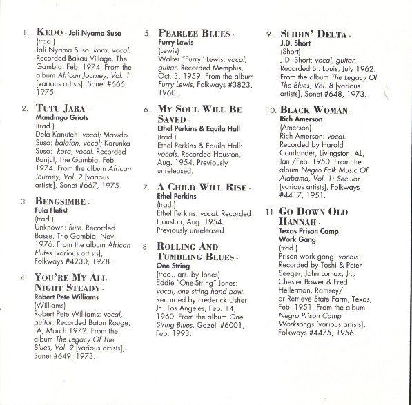 CDs: Blues Masters BLUES ROOTS Texas Prison Camp Work Gang CD – Gebraucht aus Kandergrund von Sososo 3
