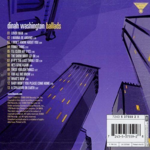 CD: Dinah Washington [Roulette] - Ballads – Usato da Unterbäch venduto da jaqila 1