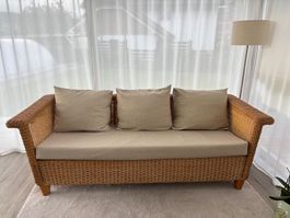 Rattansofa