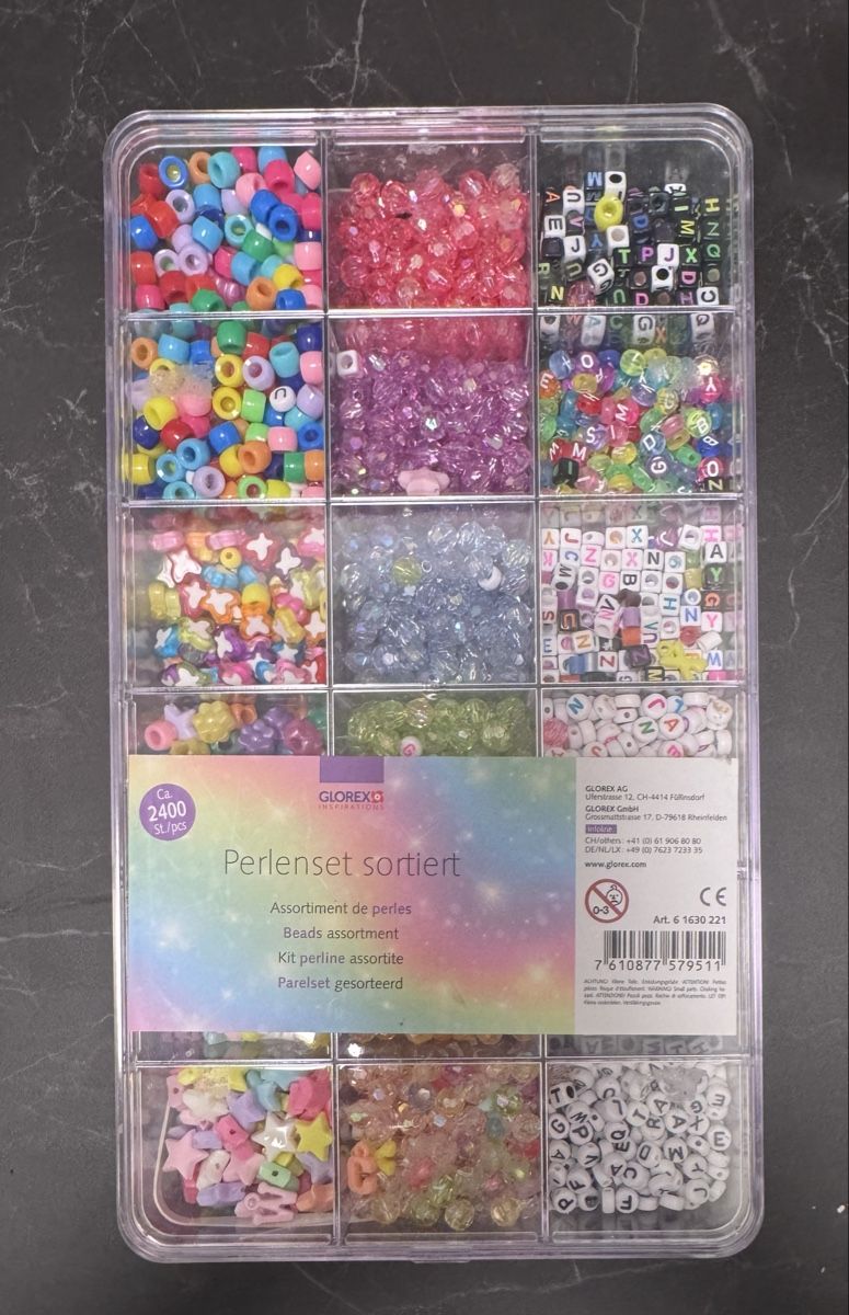 Kits de loisir créatif: Assortiment de perles GLOREX – D'occasion à Meyrin par cak_5np9