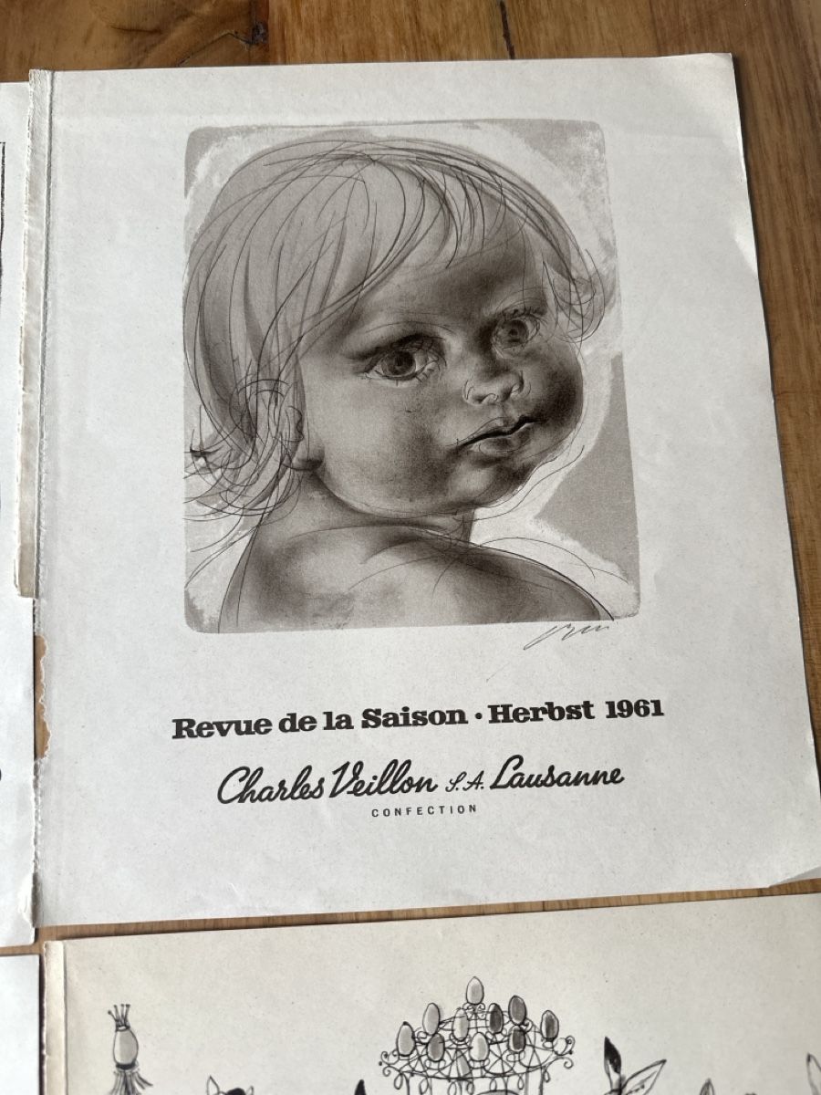 Riviste & Magazine: Umschlagblätter Veillon Katalog, 1959-62 – Usato da Frauenfeld venduto da aluma14 2
