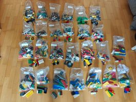 Grosses LEGO Konvolut sortiert nach Kategorien, ca. 5.5 kg