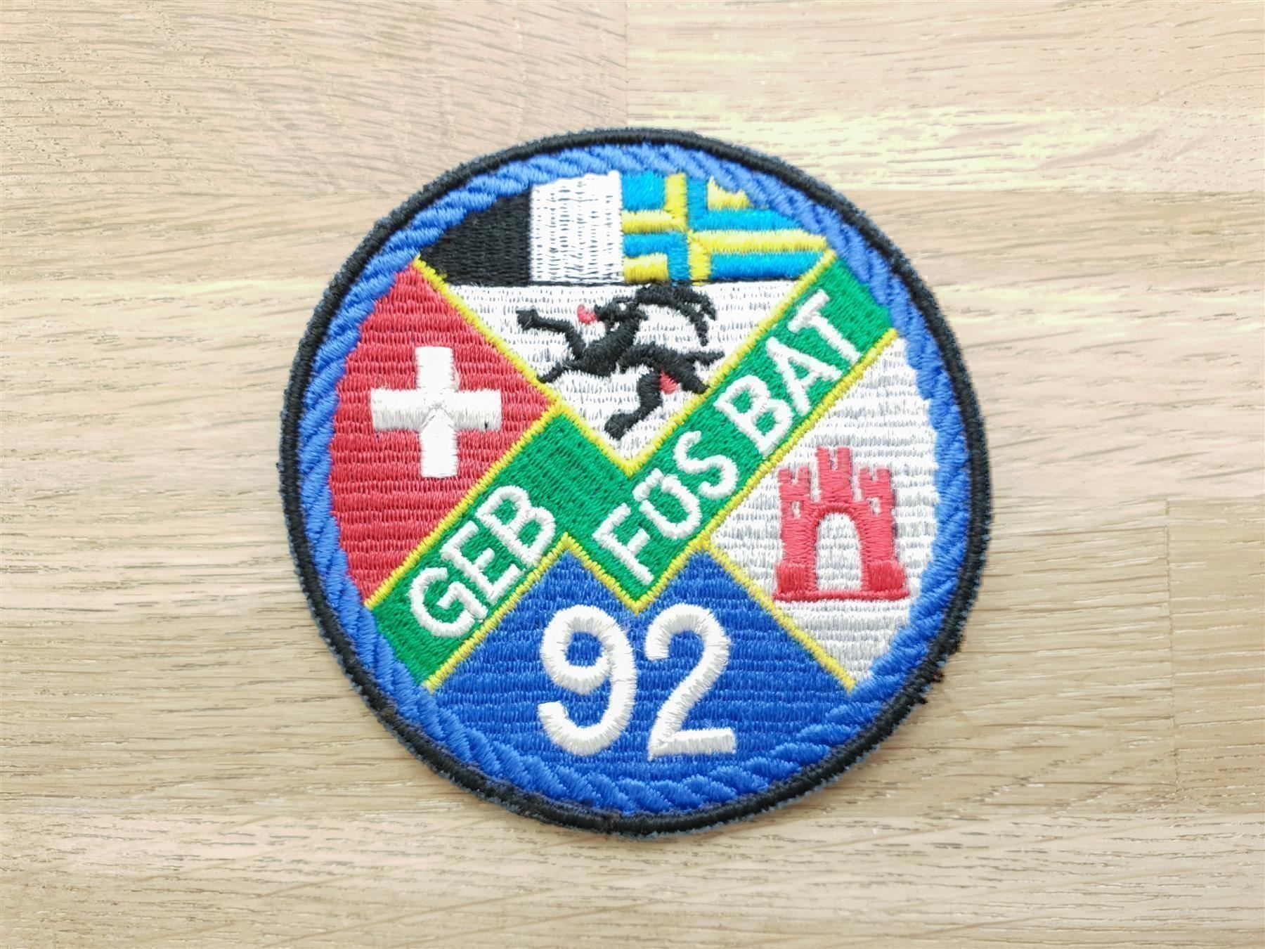 Placchette & Badge: Badge Geb Füs Bat 92 blau – Usato da Erlinsbach venduto da S700