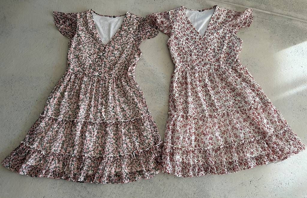Kleiderpakete: 2 herzige Blumenkleider Gr.S – Gebraucht aus Diegten von ste_pvd5 1