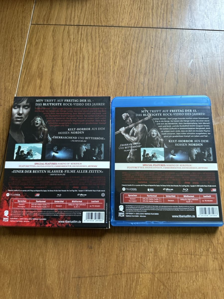 Tutti i DVDs: Cold Prey 1 eiskalter Tod Bluray im Schuber – Usato da Benken ZH venduto da Audi-erich 1