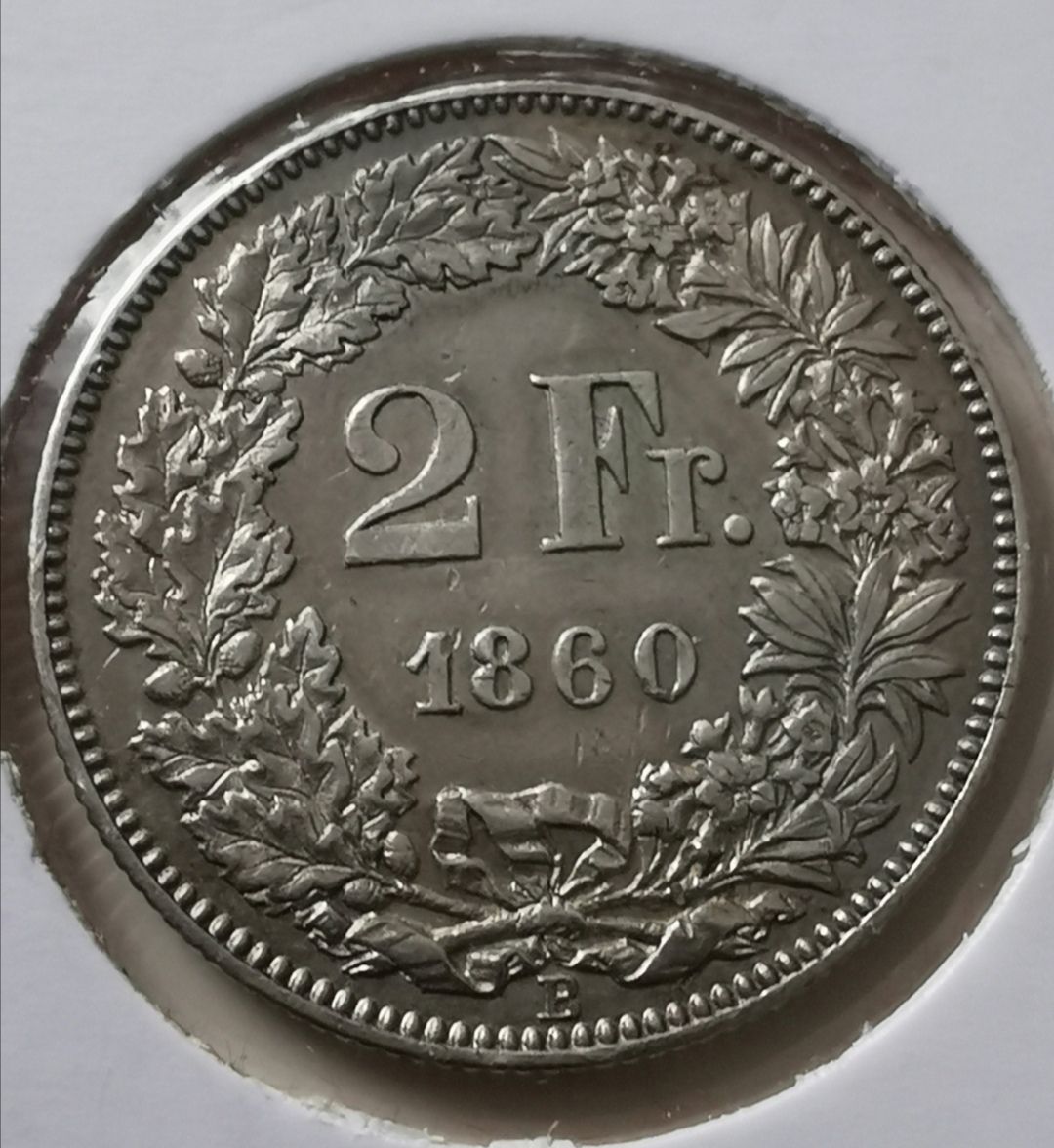 Tutti le monete: 2 Franken 1860 Silber – Usato da Zürich venduto da turbopuz