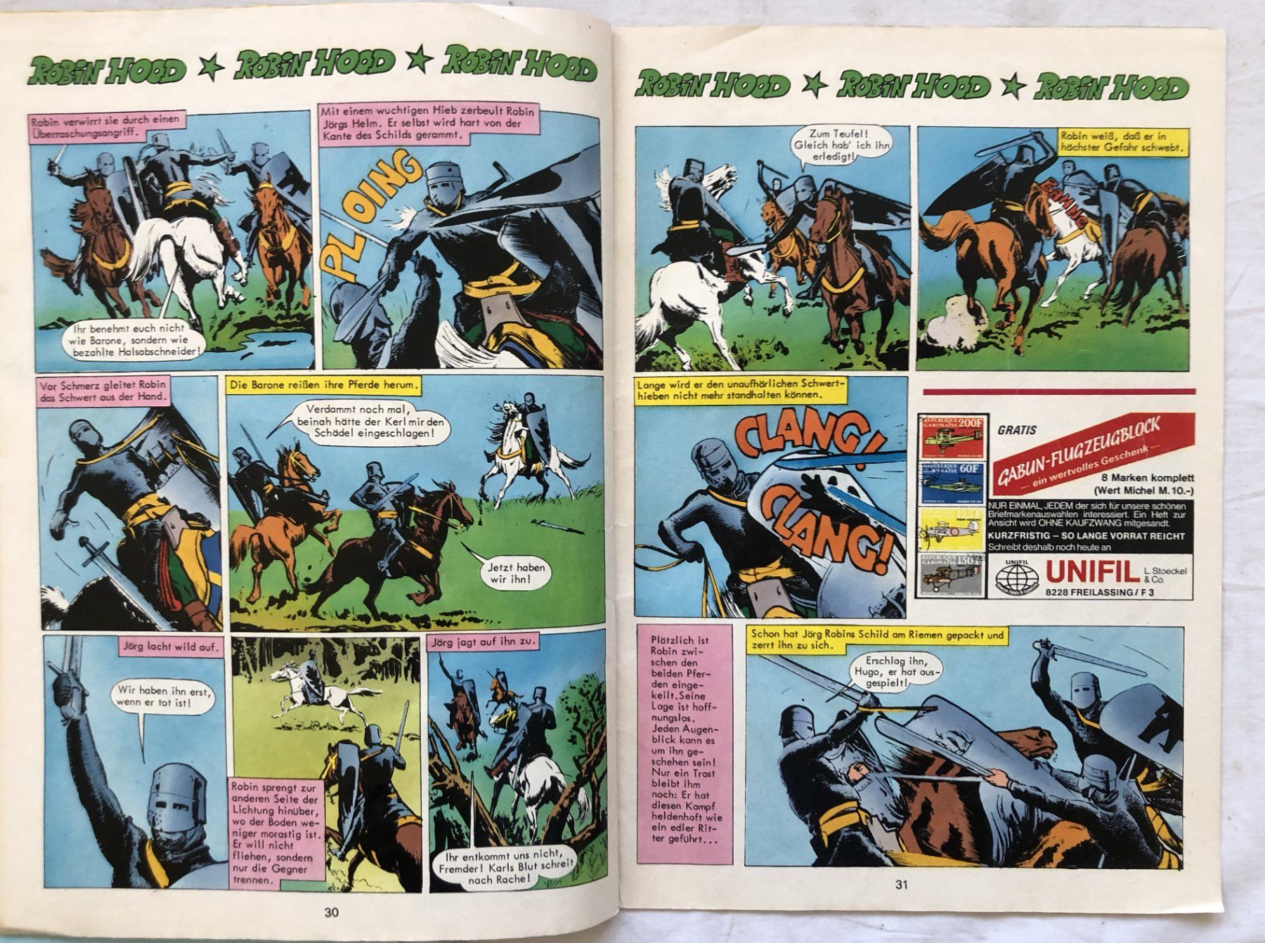 Fumetti: 8x Hefte - ROBIN HOOD -  Bastei Verlag – Usato da Schaffhausen venduto da durruti 4