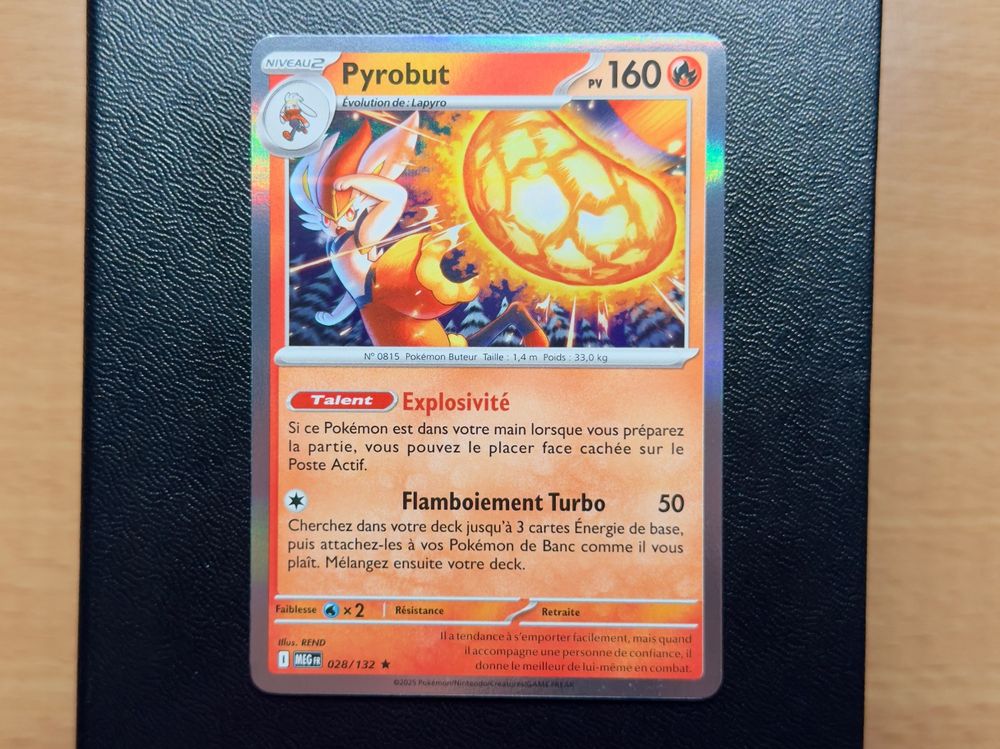 Pyrobut HOLO (028/132) - Méga-Évolution -ME01 - MEG FR (D'occasion) à ...