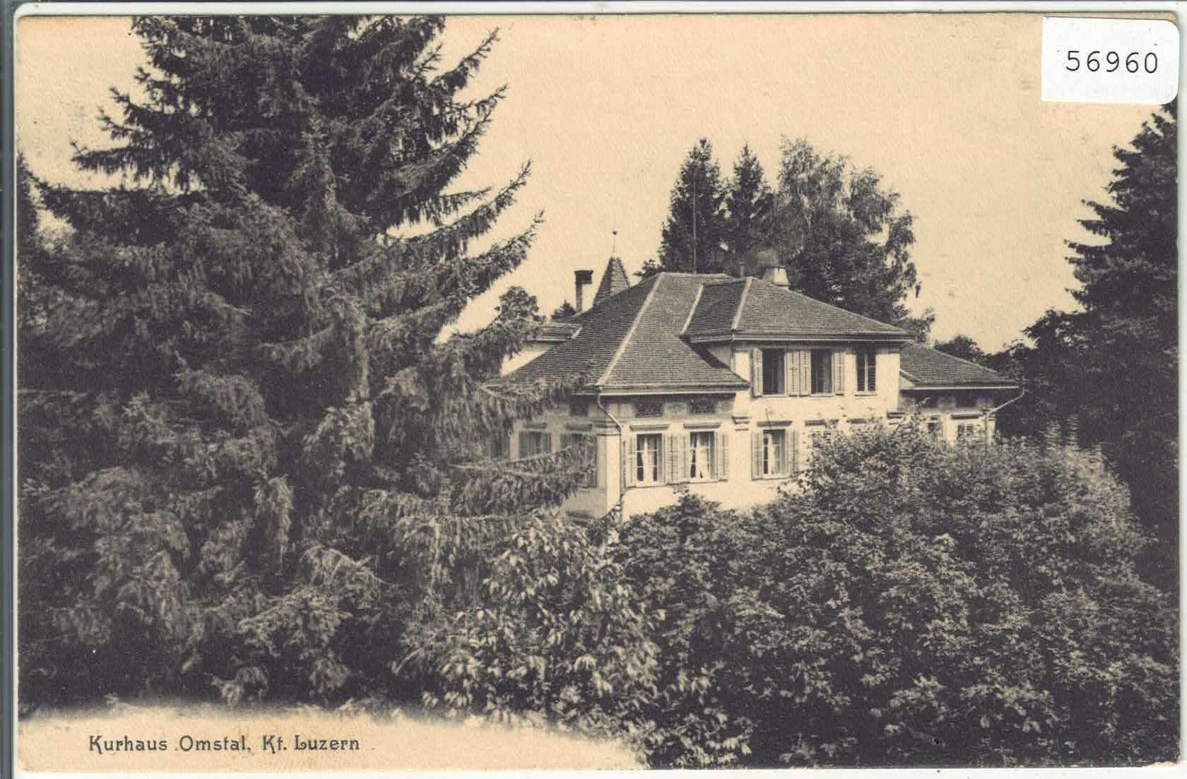Cartoline postali: Kurhaus Omstal LU – Usato da Ettingen venduto da Kartenplanet