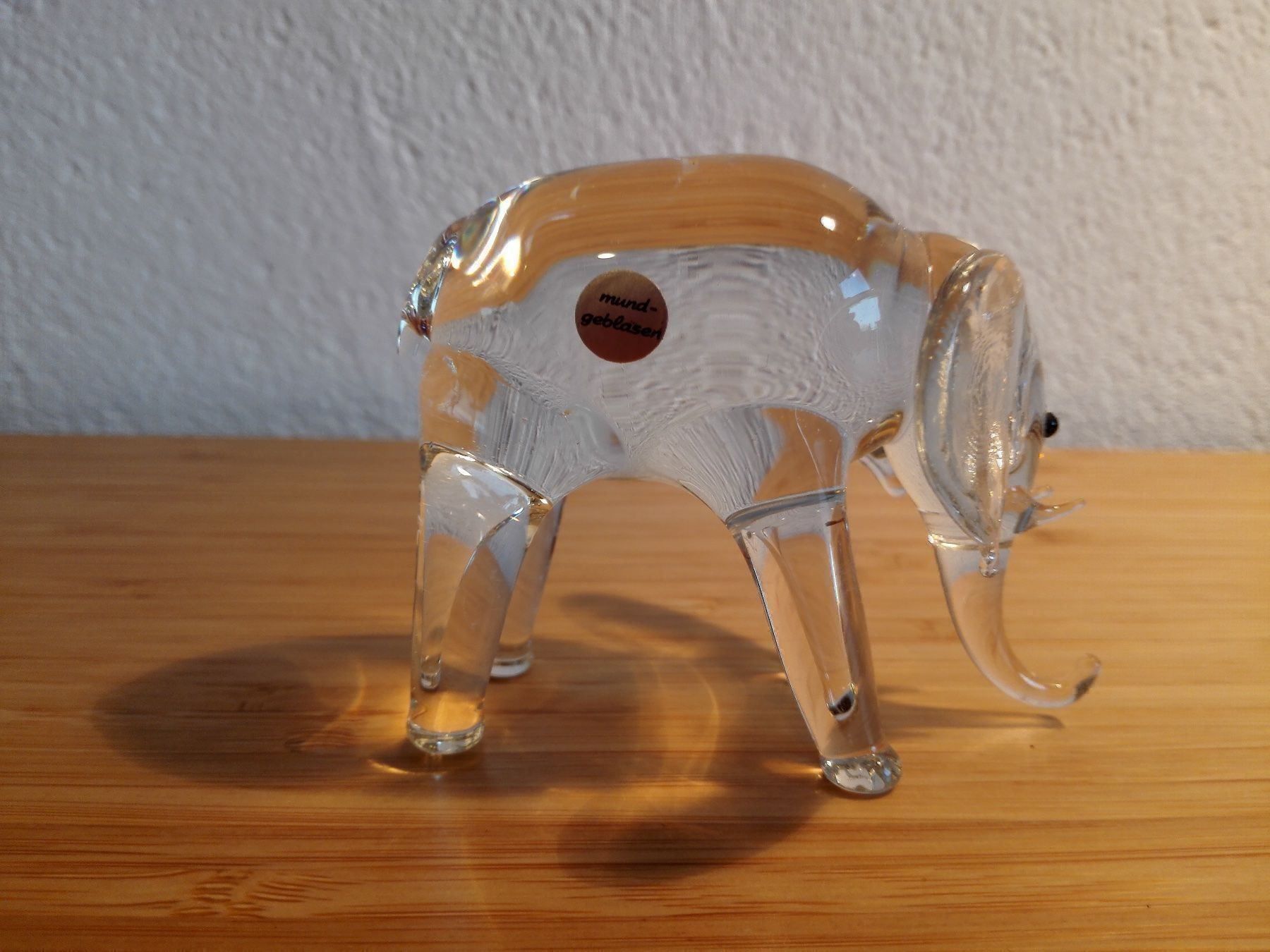 Figuren: Elefant aus Glas – Gebraucht aus Zürich von Wim-Broccoli 1