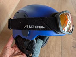 Atomic Kinder-Skihelm mit Skibrille – Grösse S (51–55 cm)