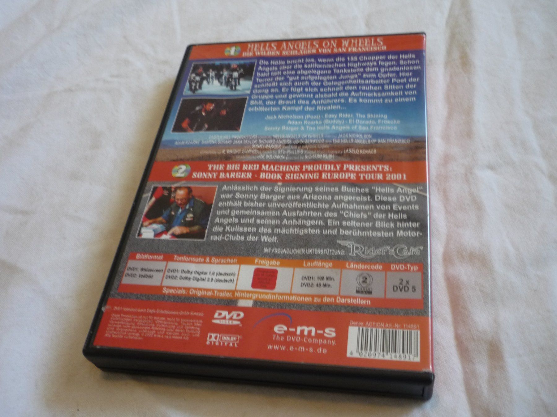 Tutti i DVDs: 2 DVD Rar - Hells Angels on Wheels - special edition – Usato da Beringen venduto da Flatretriever 2