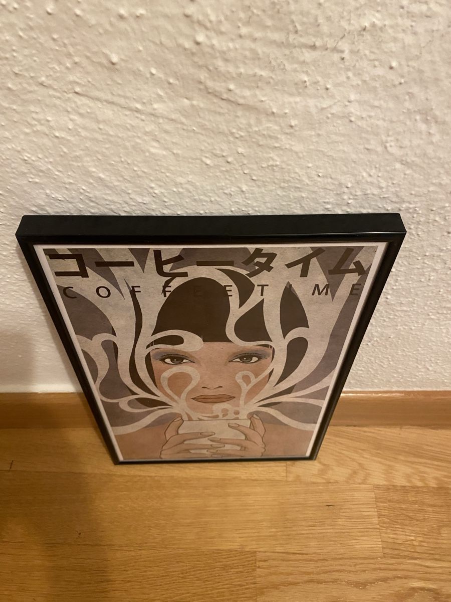 Poster & Bilder: Poster mit Rahmen "Coffee Time" 20.5x30.5 cm – Gebraucht aus Brugg AG von babberlabab 1