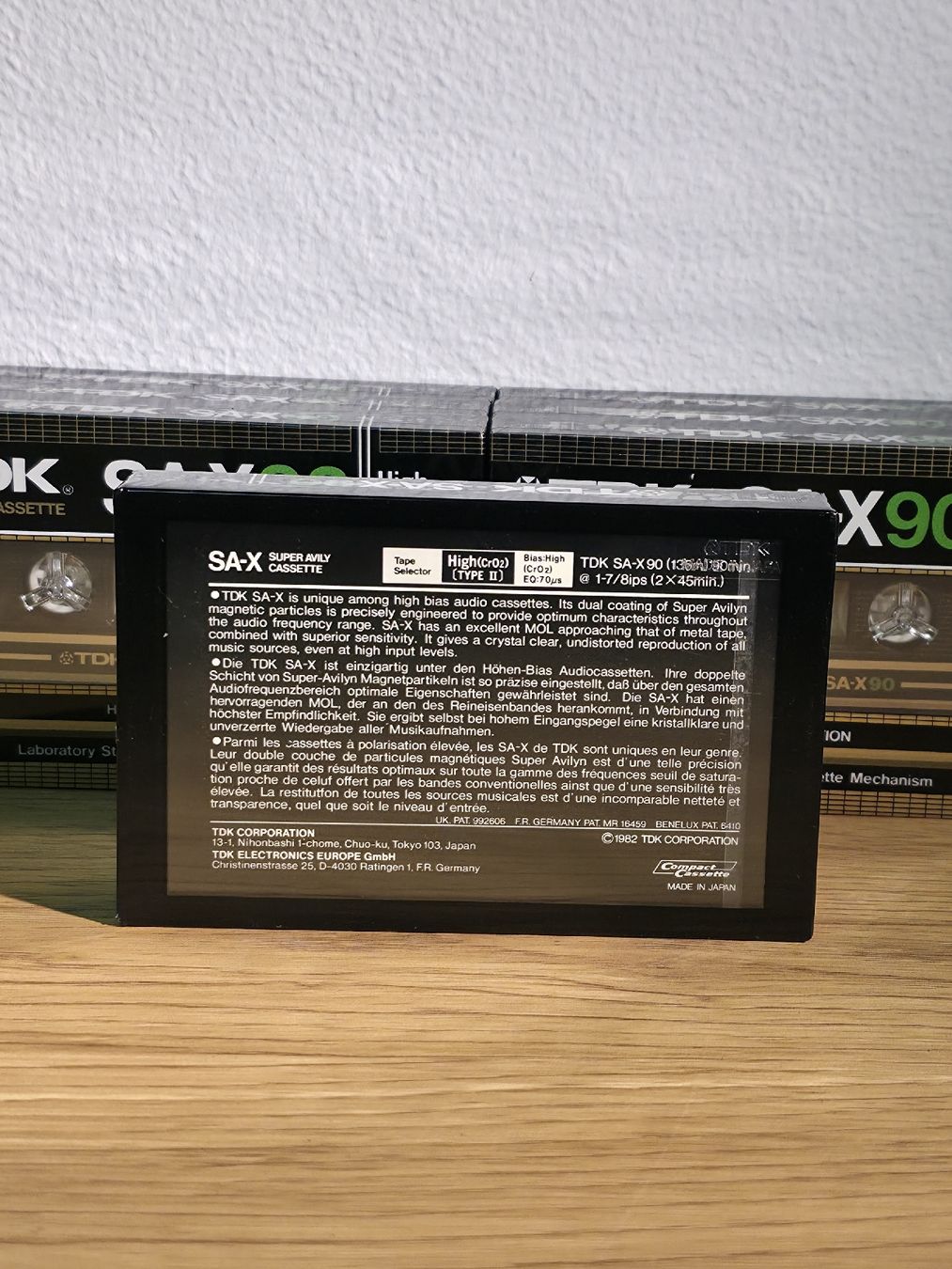 Musicassette: TDK SA-X90 - HIGH POSITION - NOS – Nuovo e nell'imballaggio originale da Dietlikon venduto da litisop 1