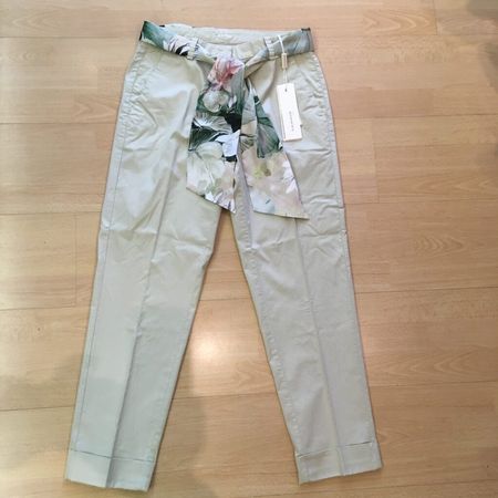Cambio Krystal leichte BW Sommer Hose hellgrün 27 inch Gr 38