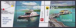 2021, Tag der Briefmarke Horgen Block Nr. W128 postfrisch **