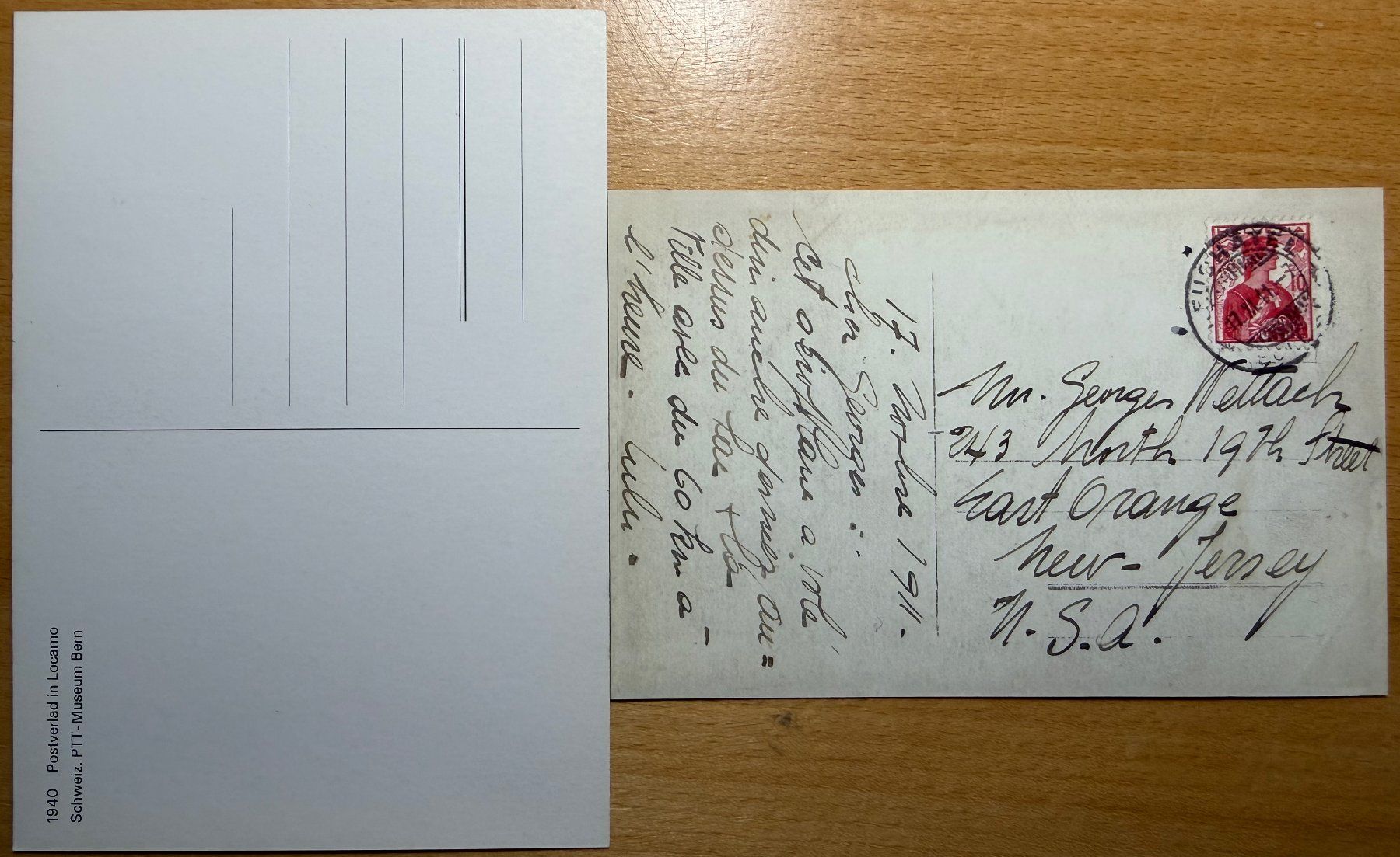 Cartoline postali: 2 Ansichtskarten Flugzeuge – Usato da St. Gallen venduto da Cheirodon 1