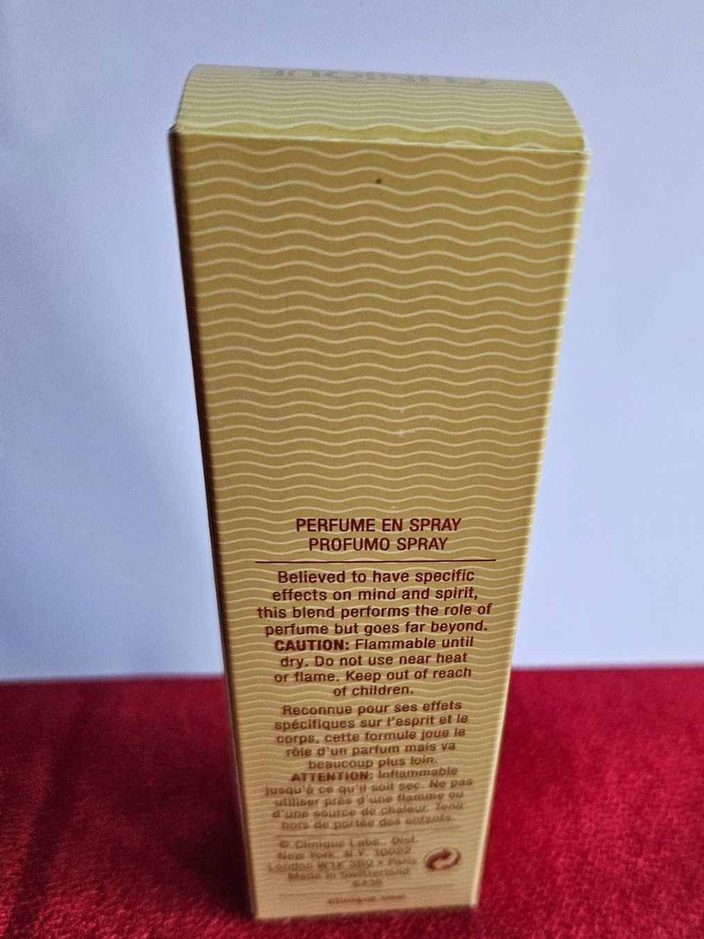 Profumi & Eau de Toilette: Clinique Aromatics Elixir Parfum Spray 25 ml neuf – Nuovo e nell'imballaggio originale da St-Barthélemy VD venduto da steepy33 2