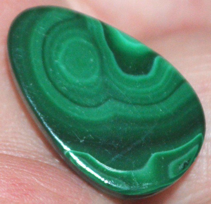 Mineralien & Heilsteine: Cabochon L-609 – Malachit - 19x12mm – Neu und originalverpackt aus Goldiwil (Thun) von han_v5b7 5