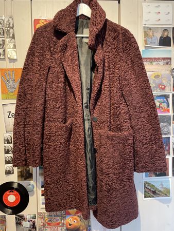 Teddyfellmantel L