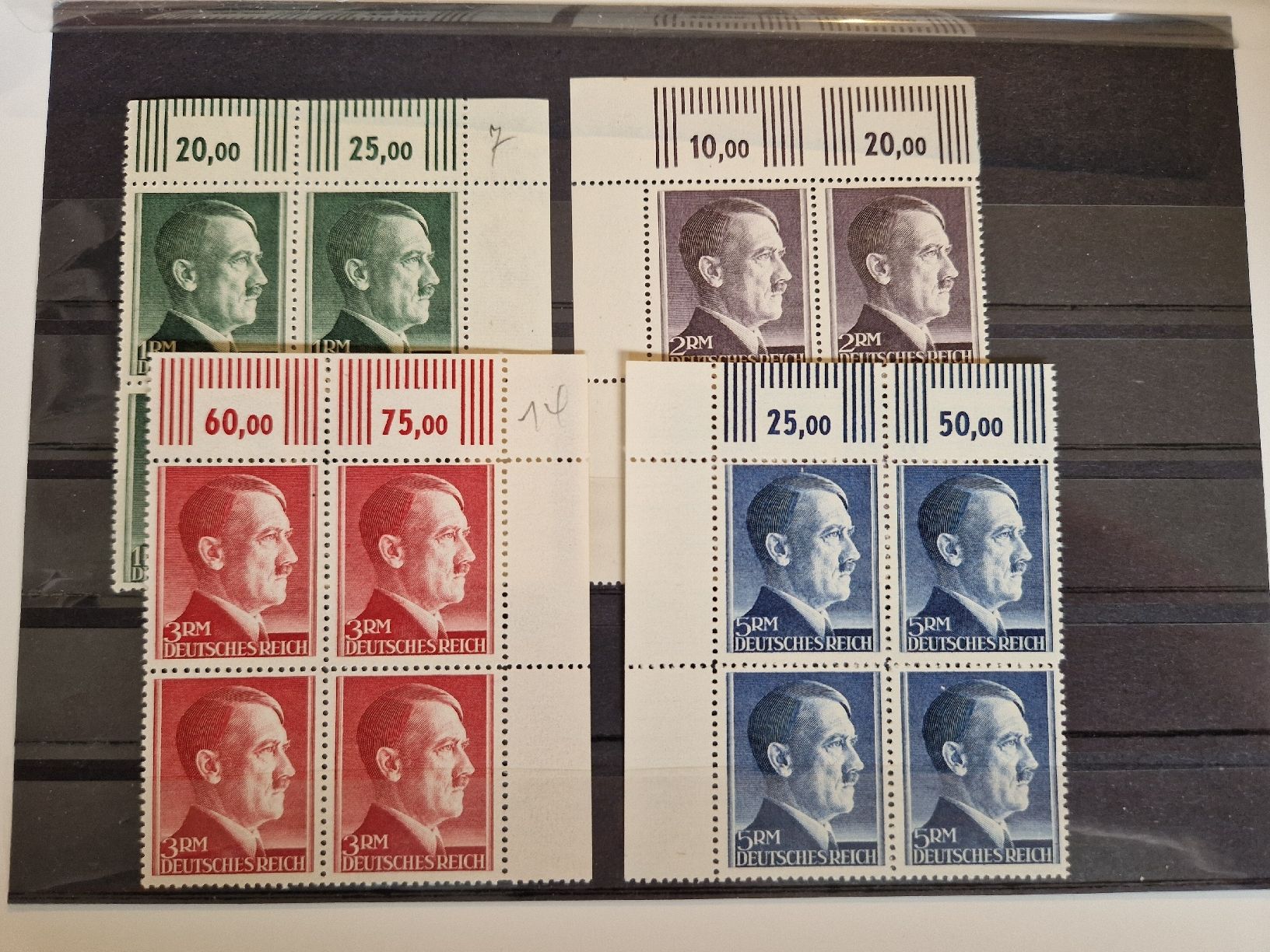 Deutsches Reich Adolf Hitler Briefmarken POSTFRISCH (Neu (gemäss ...