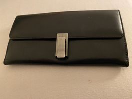 Gucci Portmonnaie Leder Schwarz 🌸