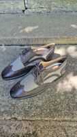 Herren Schnürschuhe elegant Karo Muster Grösse 41 neu