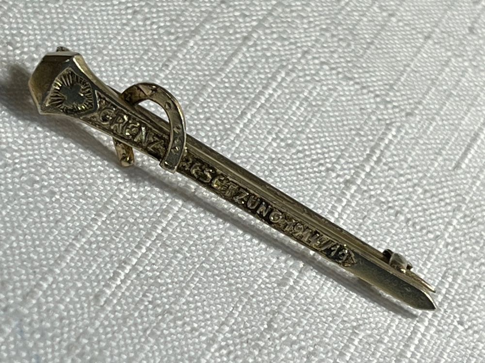 SUPERFINDINGS Sicherheitsnadeln Mit Rosenblüten - Antik Gold/Silber