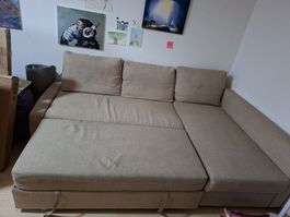 IKEA FRIHETEN Eckbettsofa mit Bettkasten