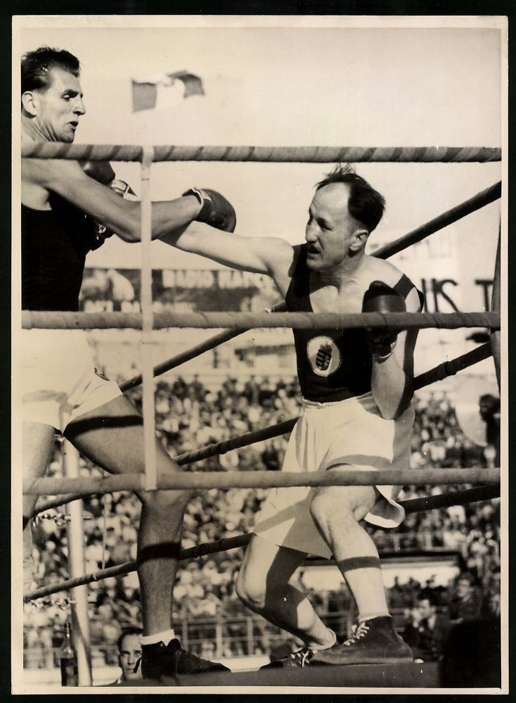 Fotografie & Manifesti: Fotografie Rom, Boxer Laszlo Szolnoki ge – Usato da Berlin venduto da bartko-reher
