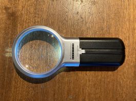 Lupe 3X Ø63mm mit LED 3in1 NEU
