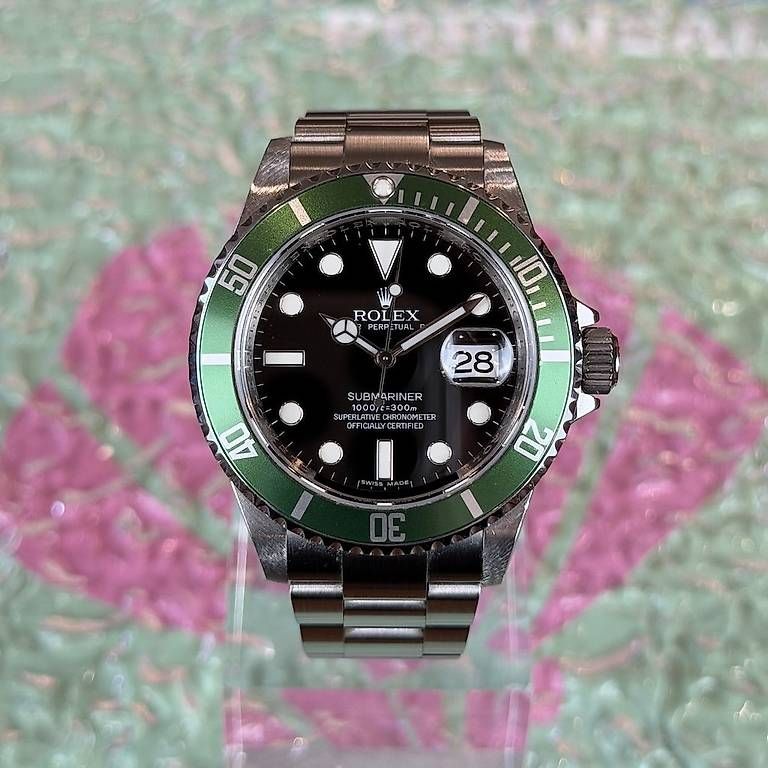 Orologi: Rolex Submariner "Kermit" 16610LV – Usato da Genève venduto da minty.watches