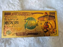 Gold Foil Plated The Legend Of Zelda Banknote Impa
